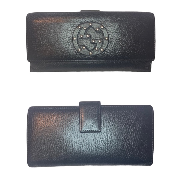 Authentic Pre-Loved Gucci Continental Black Wallet - Picture 3 of 9